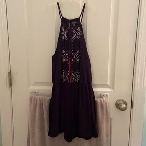 navy blue romper size xs from kohl’s